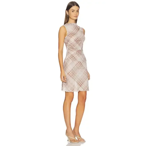 MORE TO COME Tristian Midi Skirt Set in Brown - Picture 2 of 5